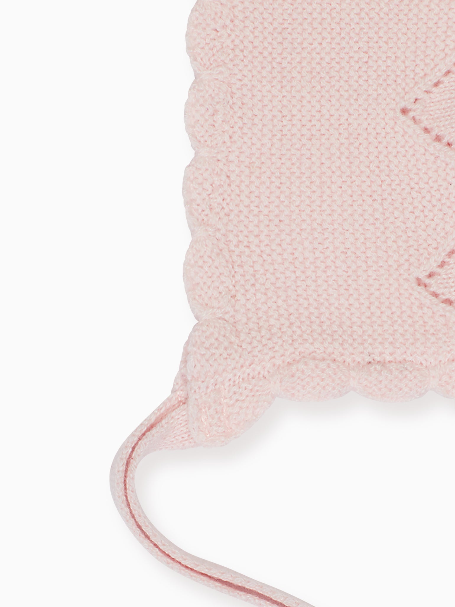 Pink Abril Cashmere Baby Girl Bonnet