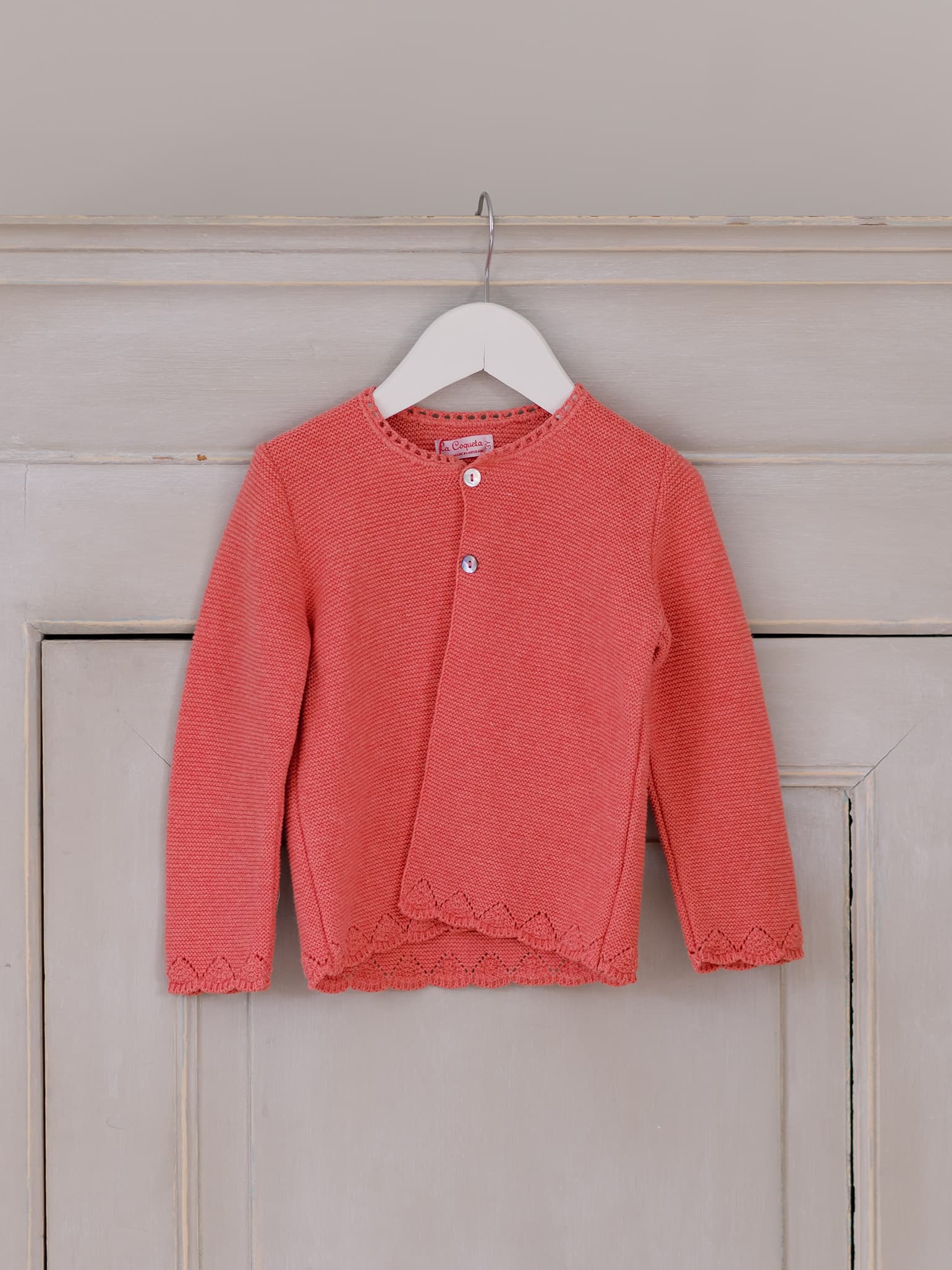 Coral Adriana Girl Cotton Cardigan