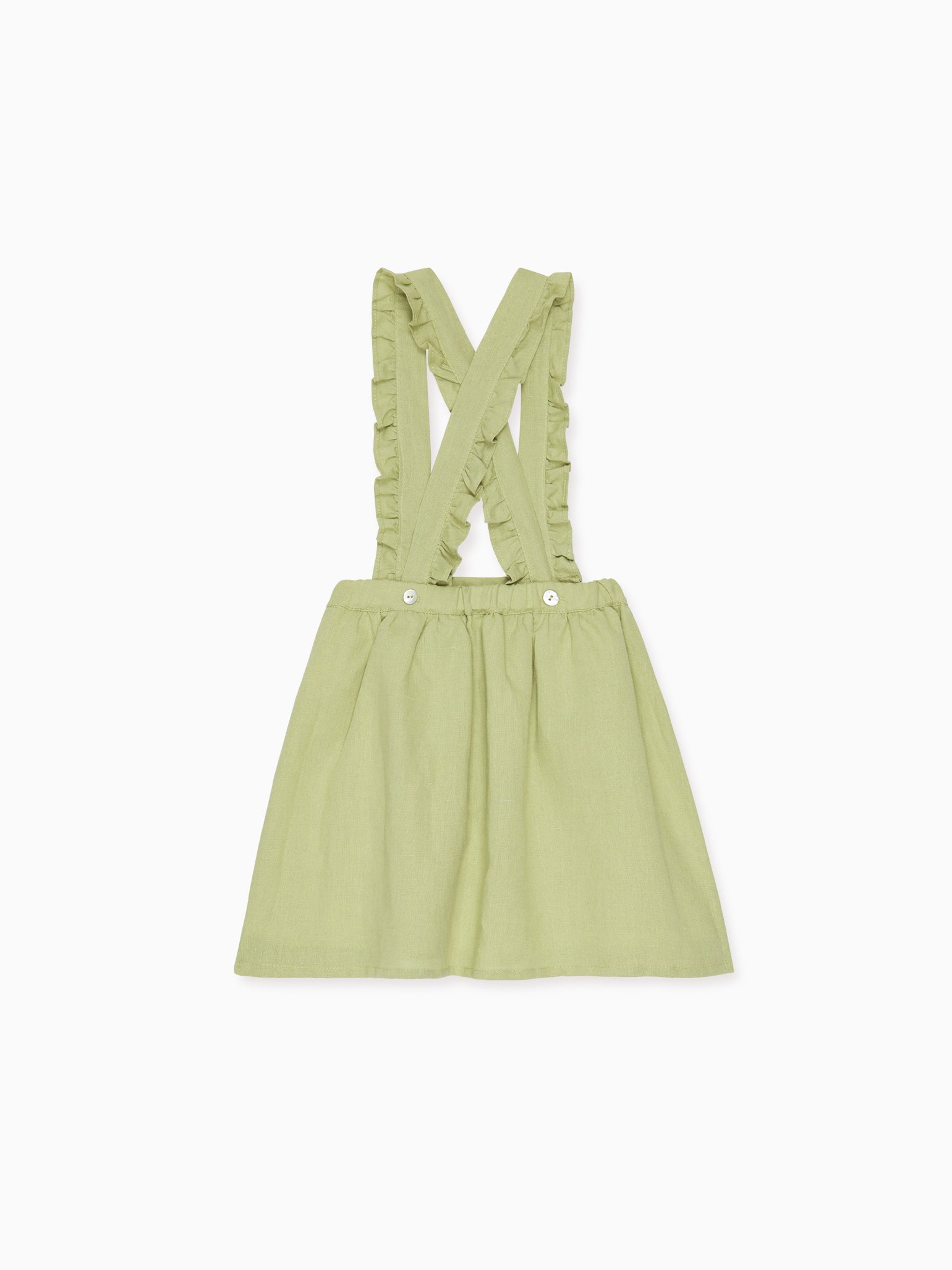 Pistachio Agata Girl Linen Mix Skirt