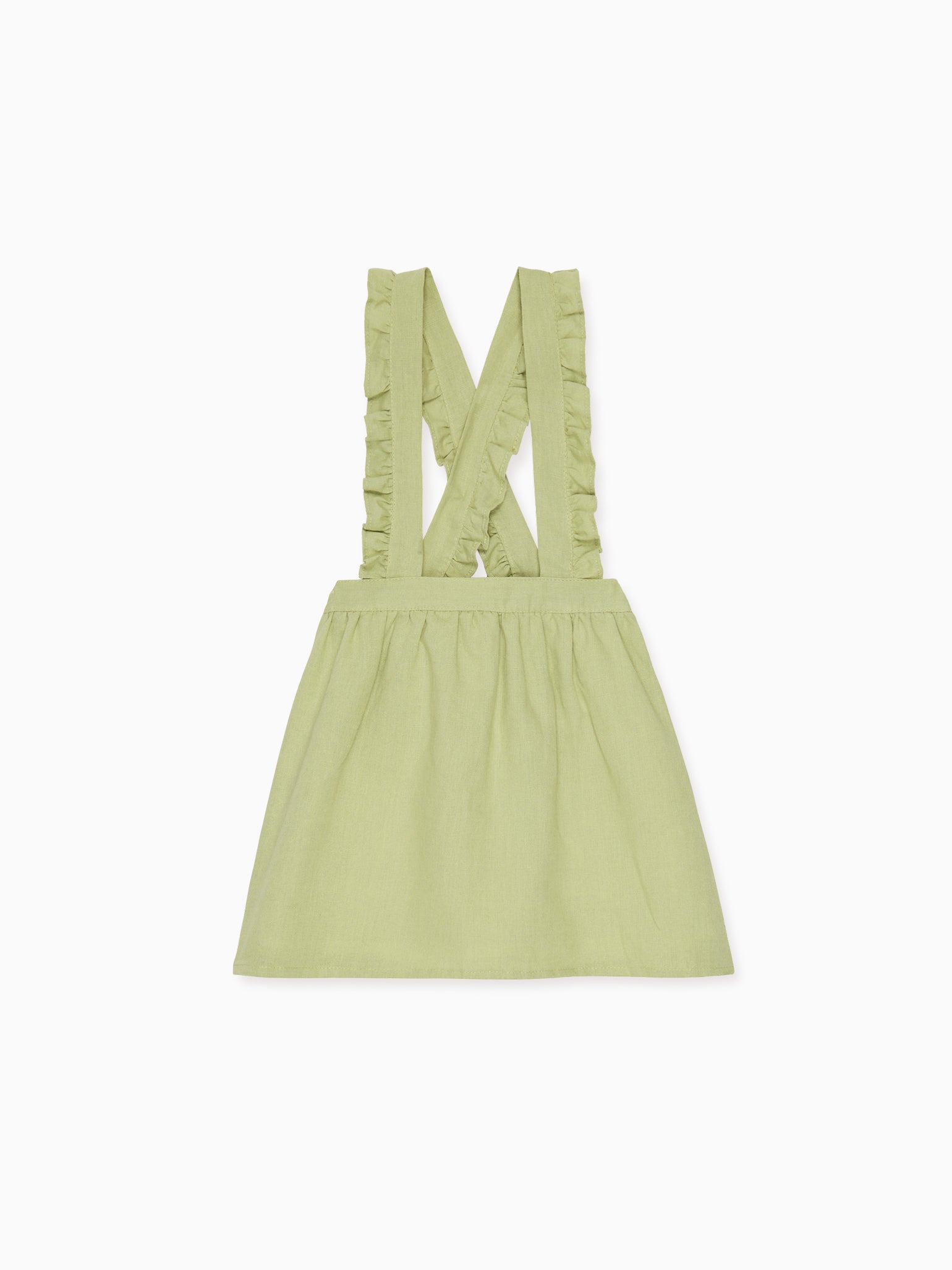 Pistachio Agata Girl Linen Mix Skirt