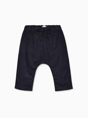 Navy Alex Corduroy Baby Trousers