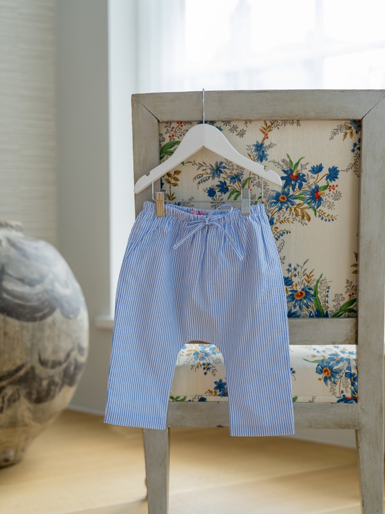 Blue Stripe Alex Baby Trousers