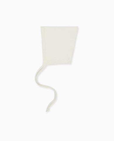 Ivory Alma Merino Baby Knitted Bonnet