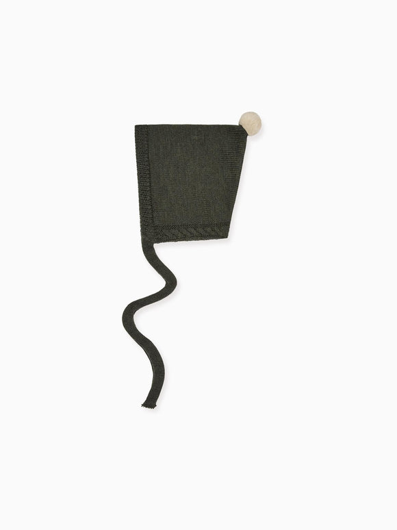 Olive Alma Merino Baby Knitted Bonnet