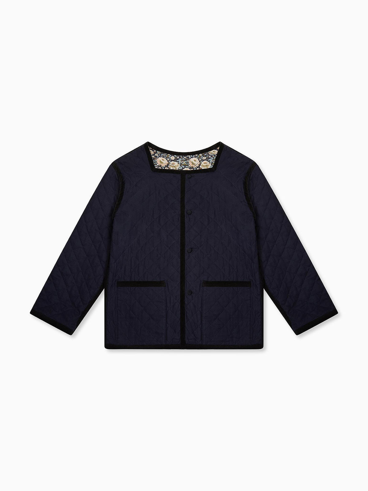 Navy Floral Anais Women Jacket