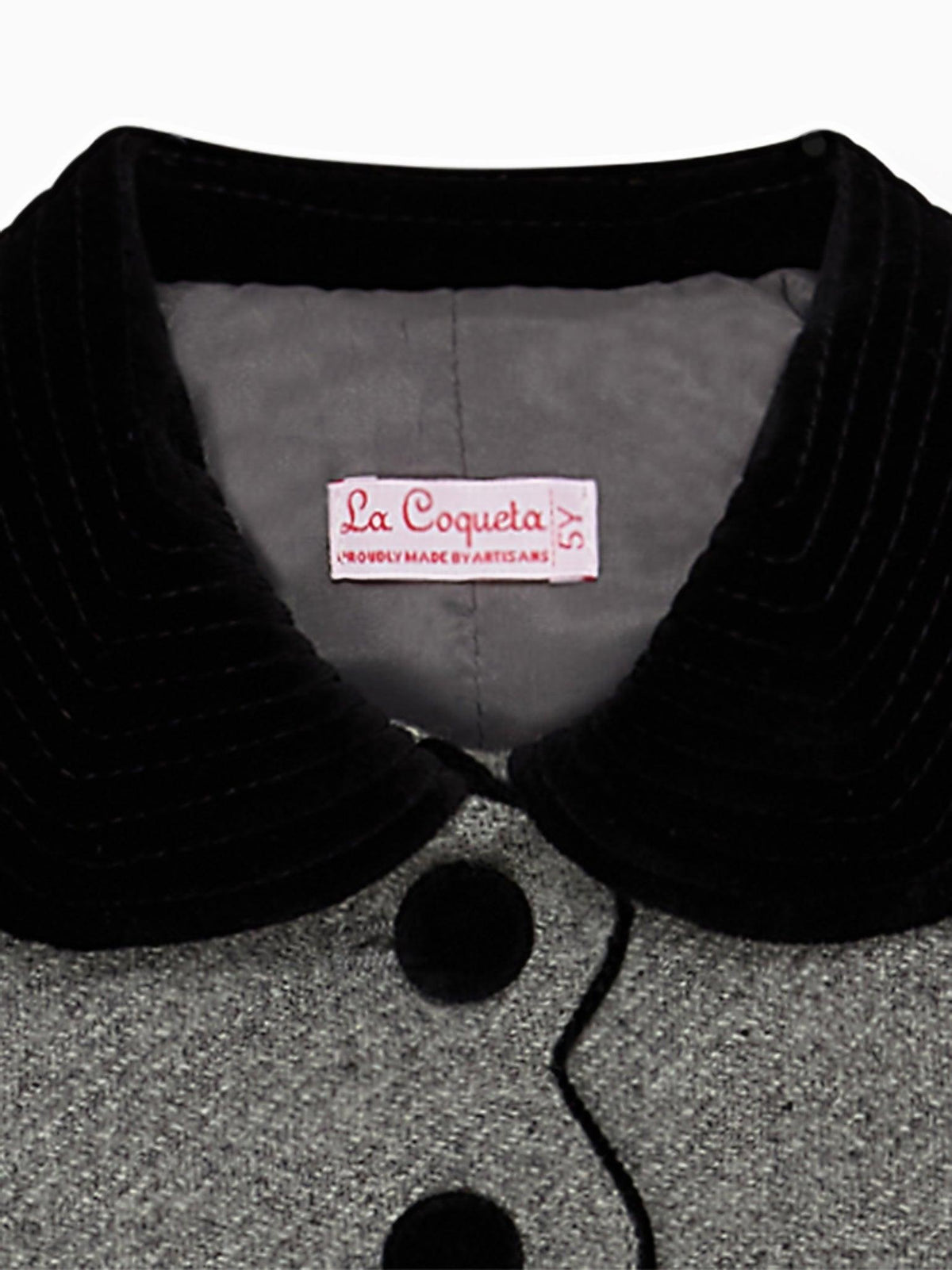 Grey Anisa Girl Coat