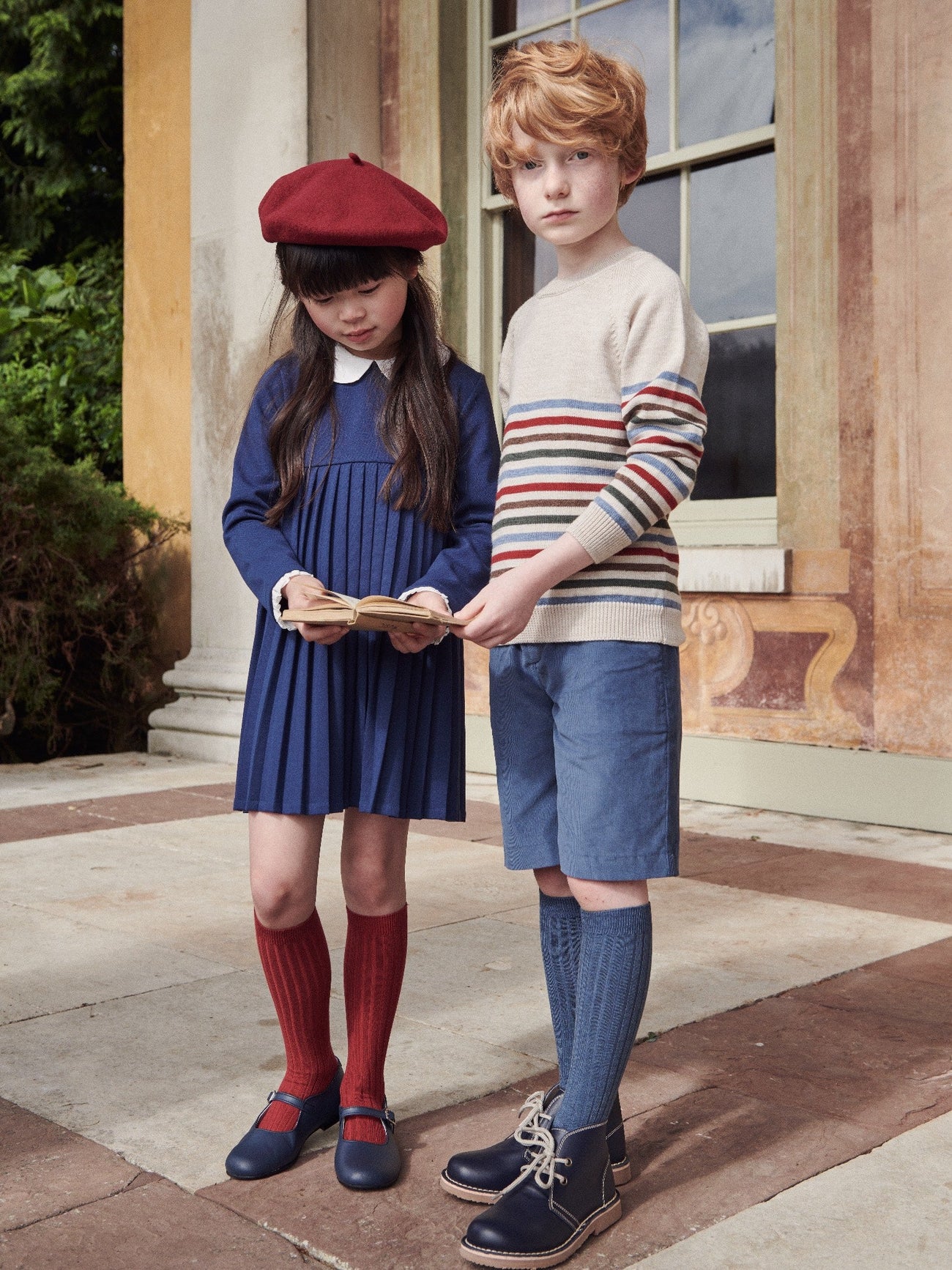 Curro Boy Jumper, Lucas Boy Shorts & Desert Boots Outfit Bundle