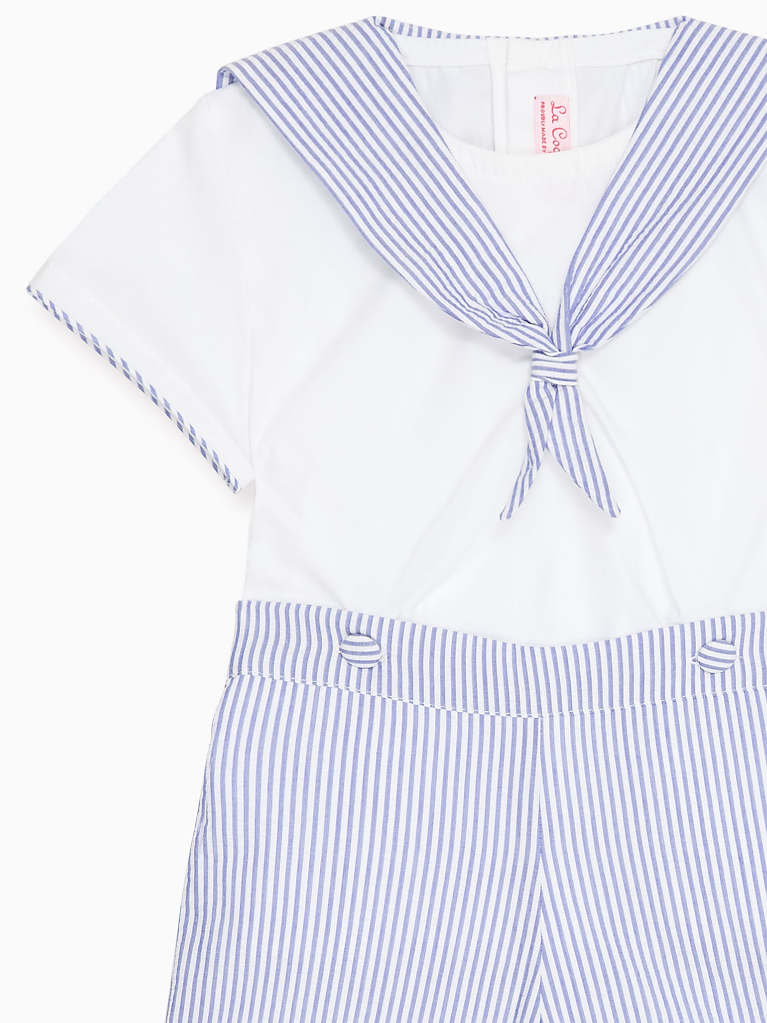 Dark Blue Stripe Antonio Baby Boy Set