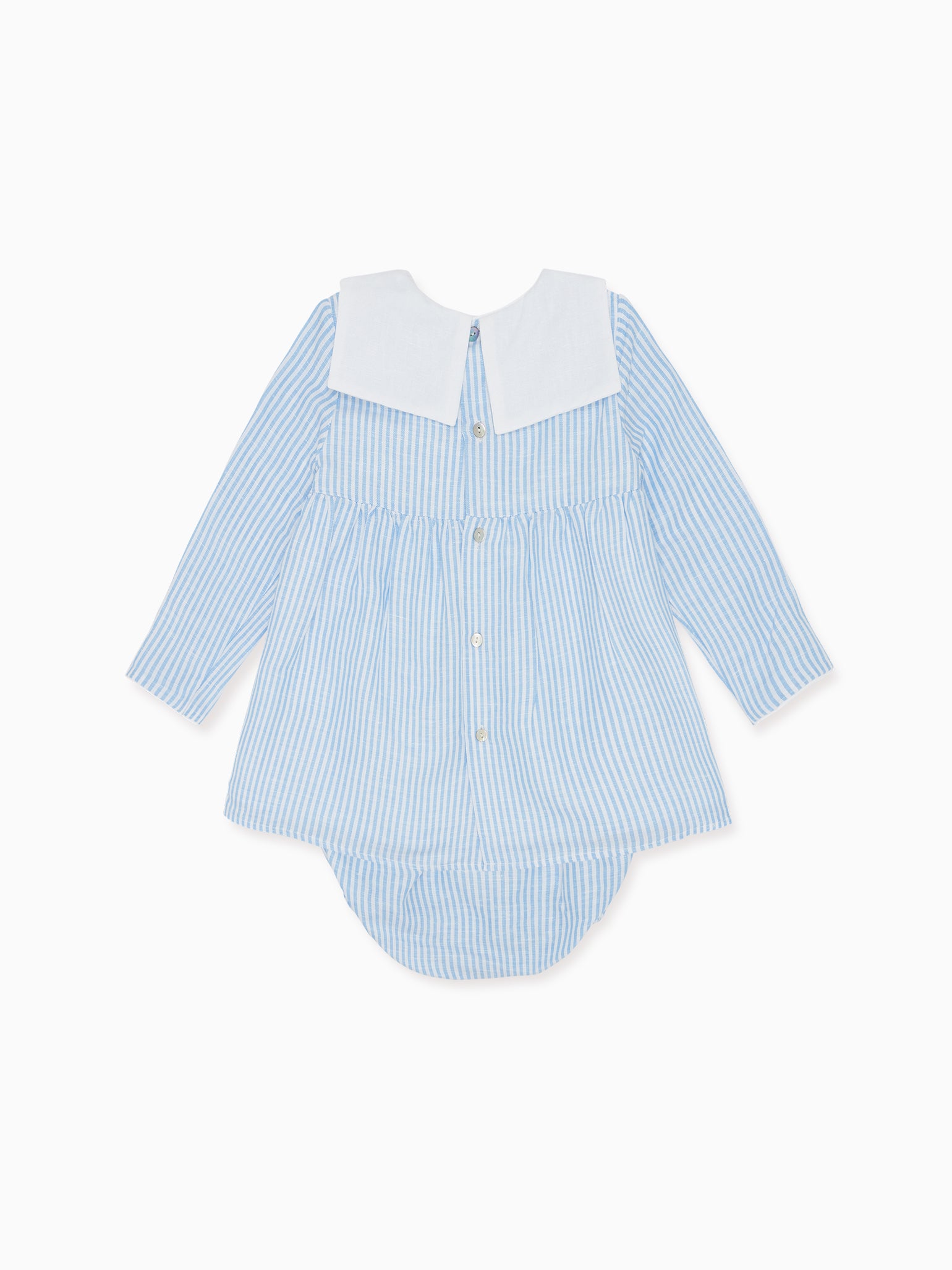 Blue Stripe Aranda Baby Girl Sailor Set