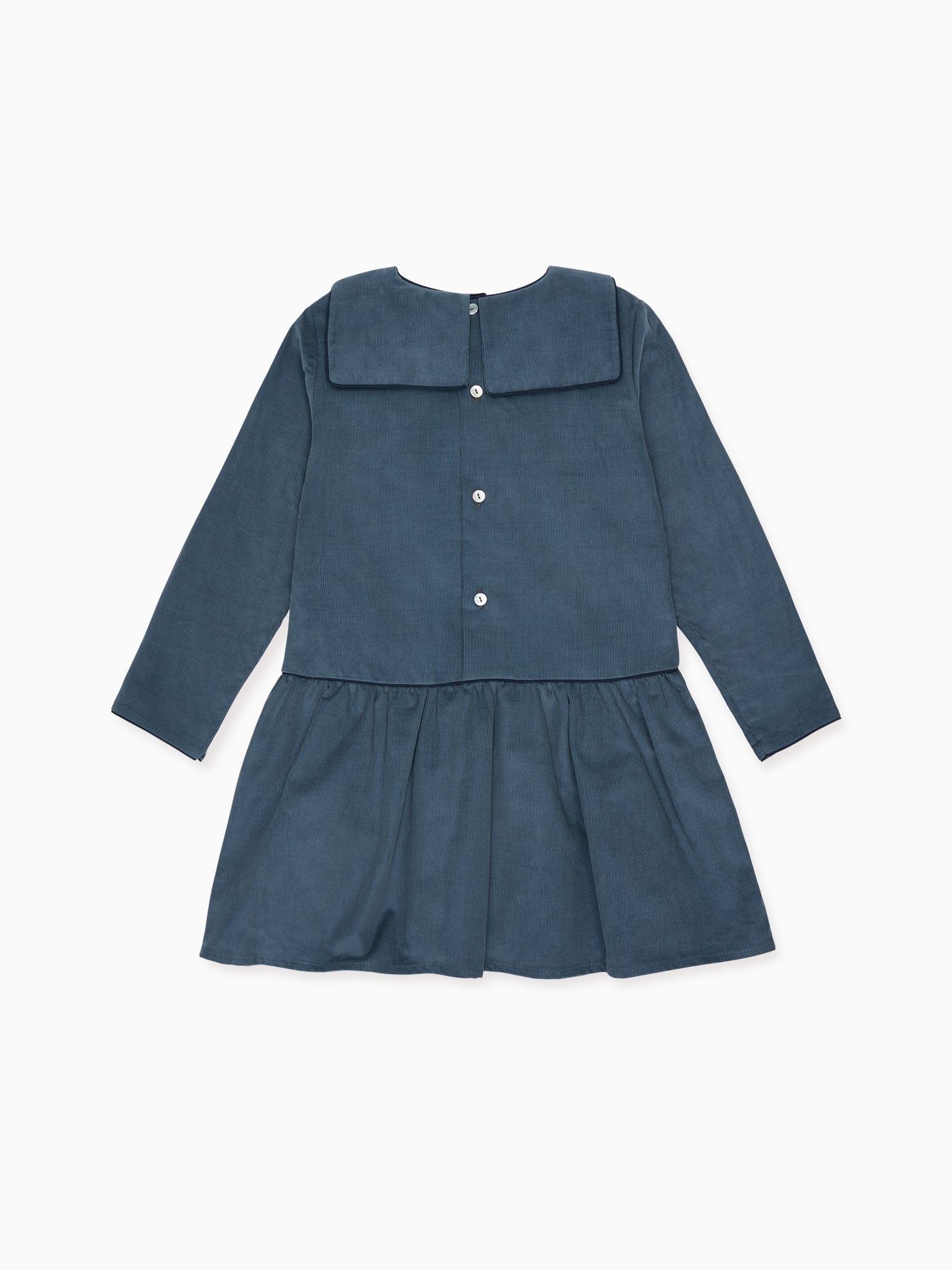 Dusty Blue Aranda Girl Sailor Dress