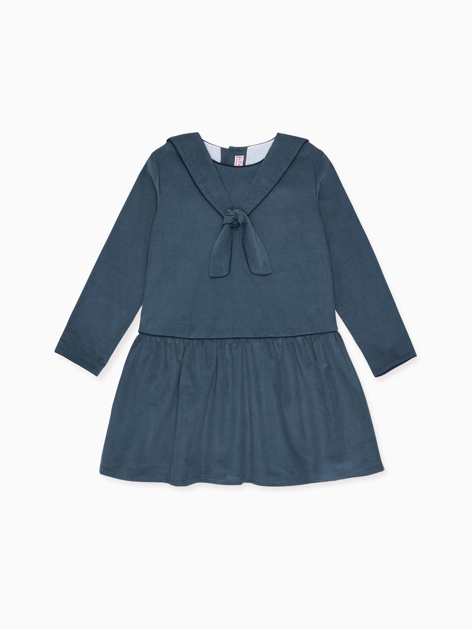 Dusty Blue Aranda Girl Sailor Dress