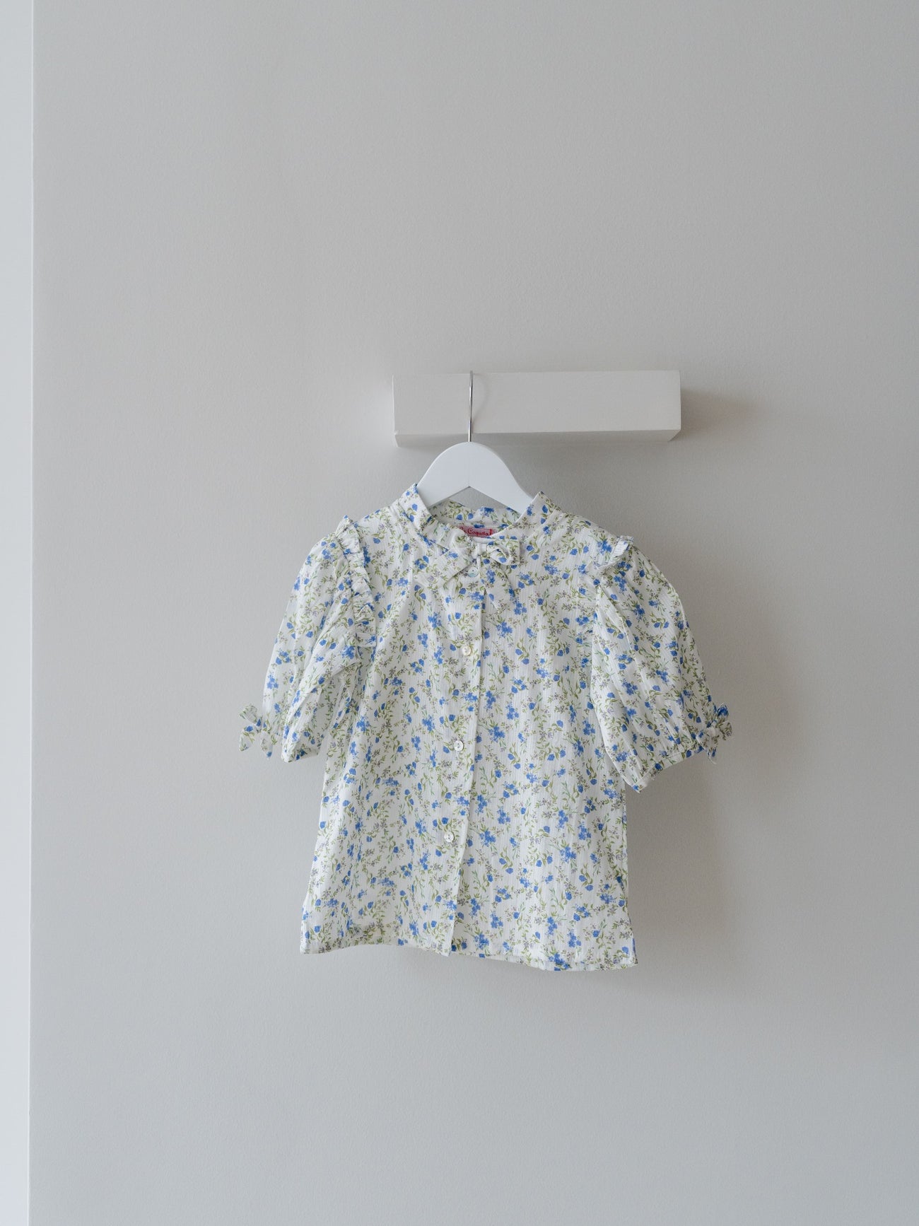 Blue Floral Aranza Girl Shirt