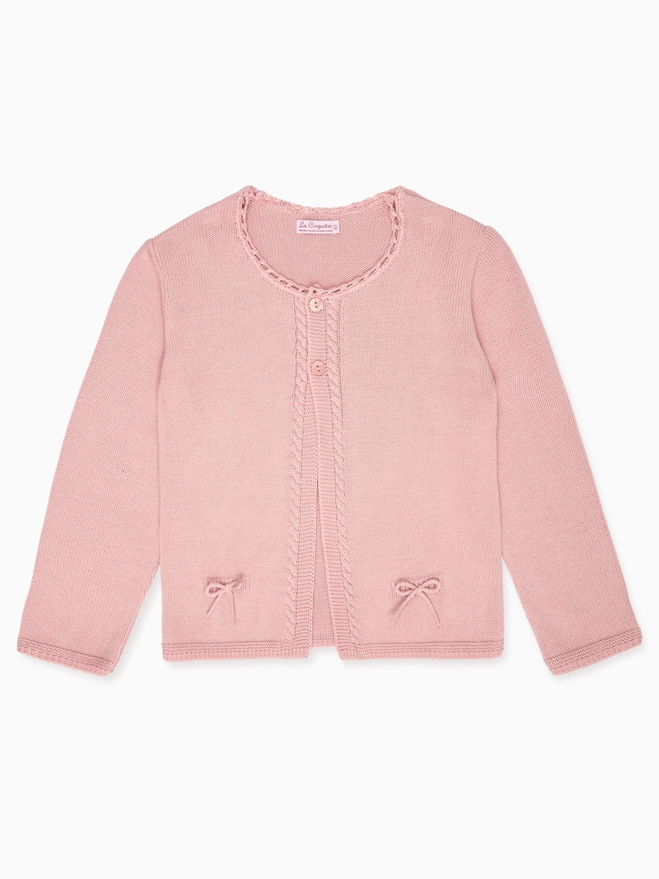 Dusty Pink Arcona Cotton Girl Cardigan