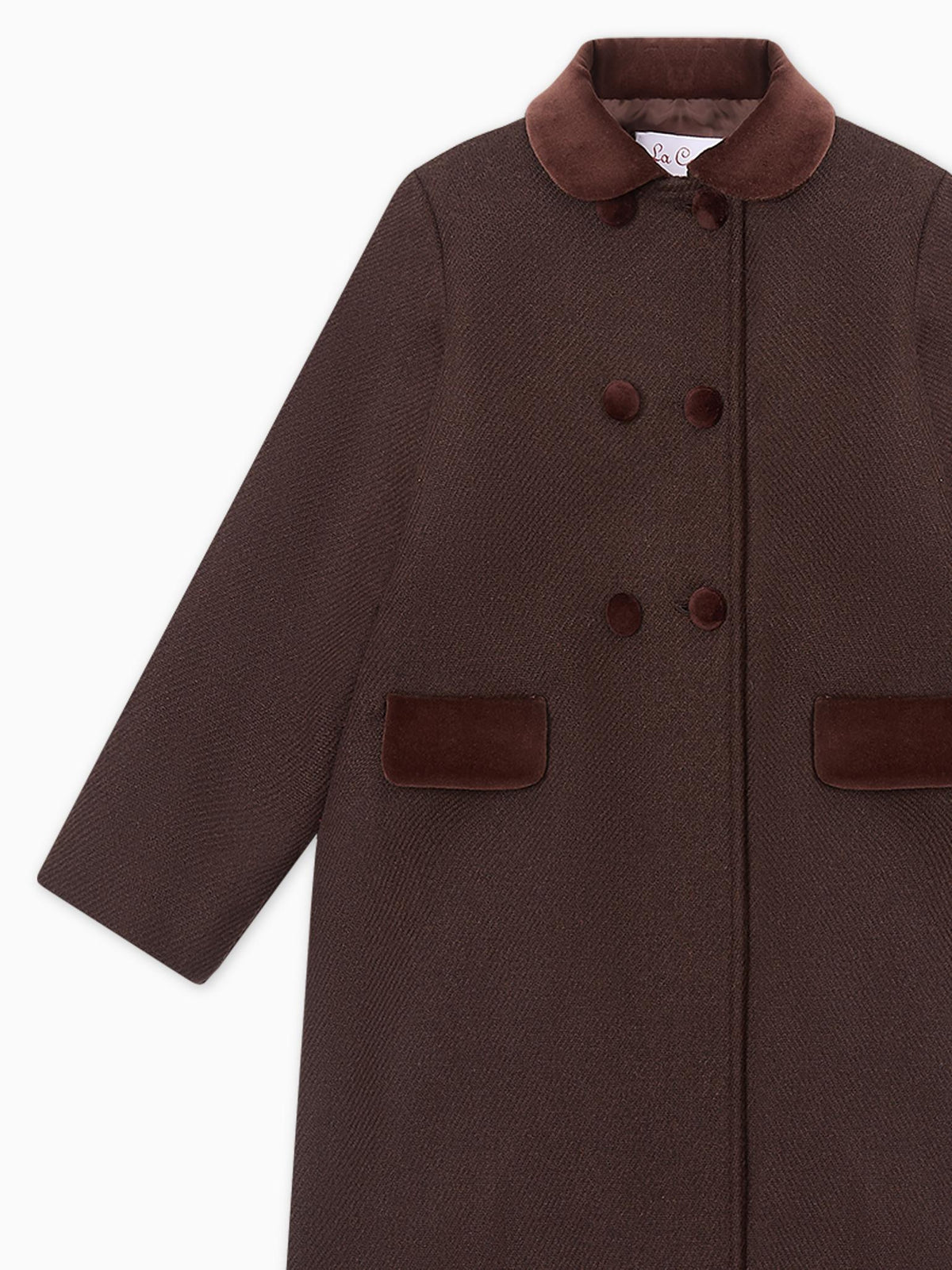 Chocolate Arrieta Girl Coat