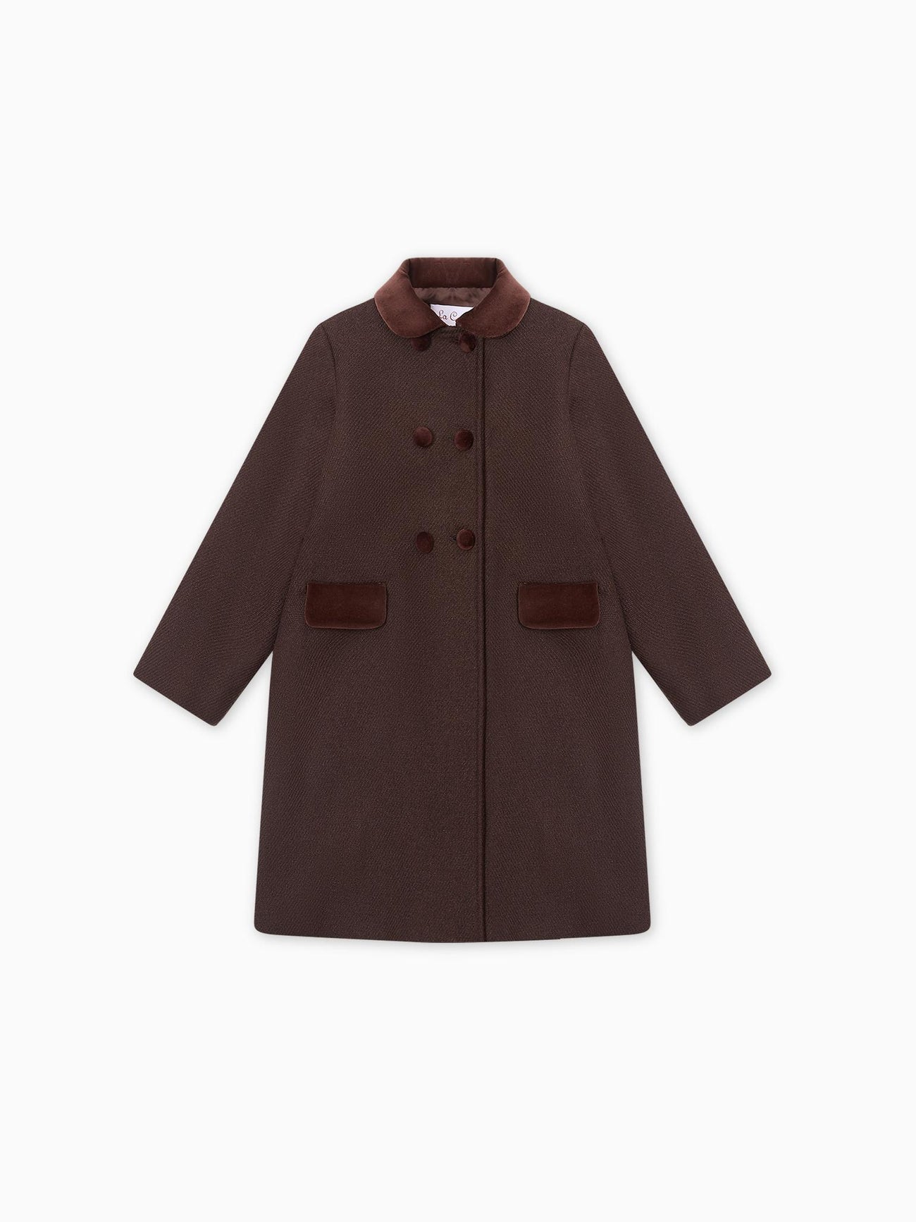 Chocolate Arrieta Girl Coat