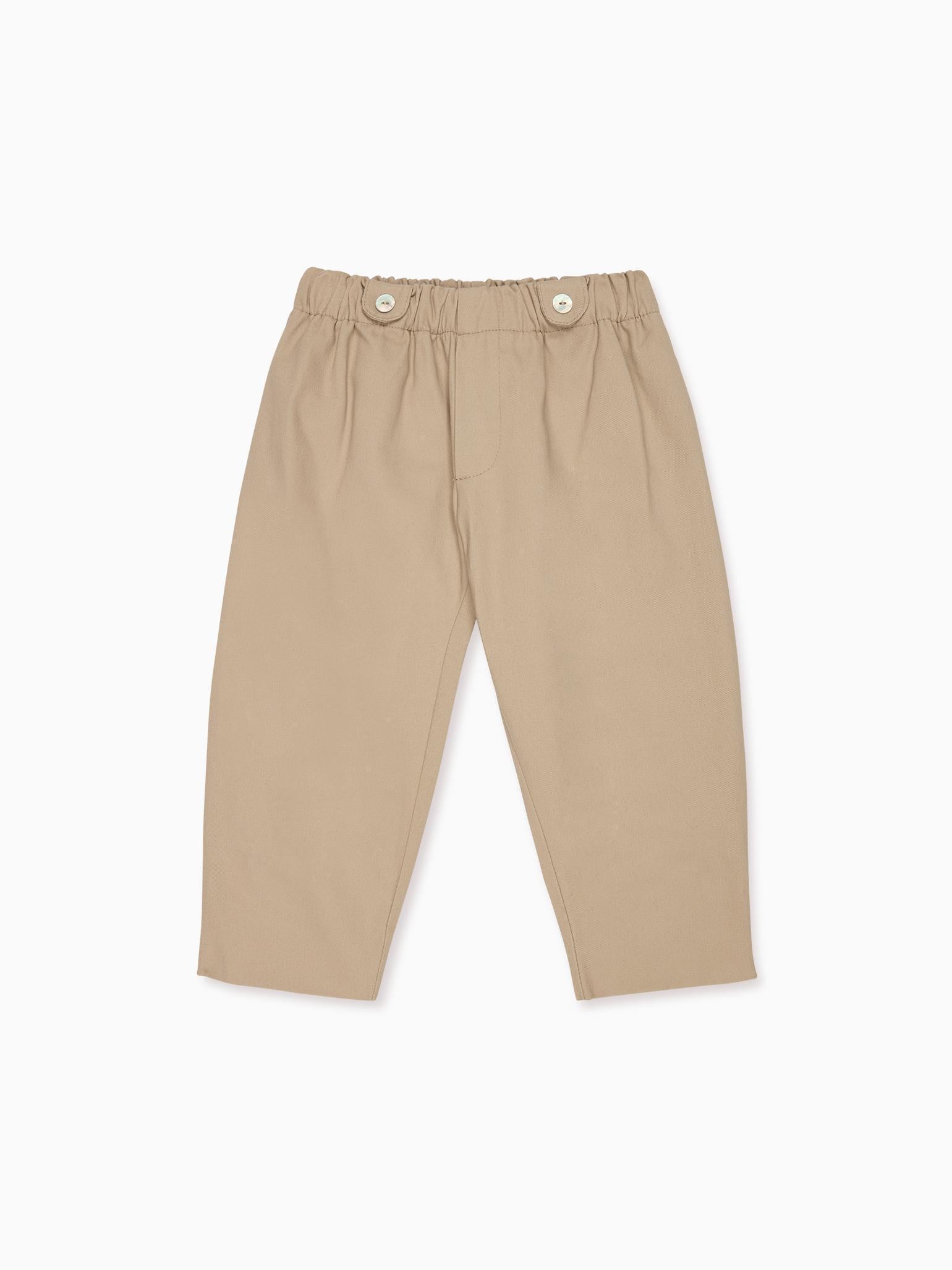 Beige Austen Baby Trousers