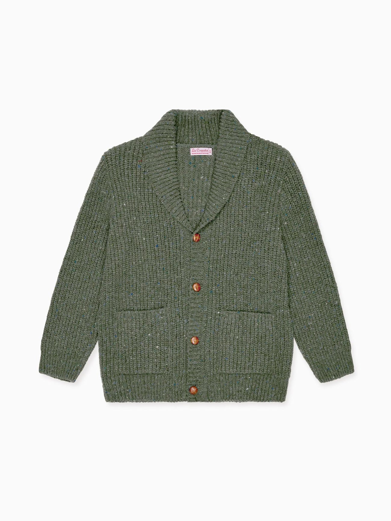Olive Axel Merino Boy Cardigan