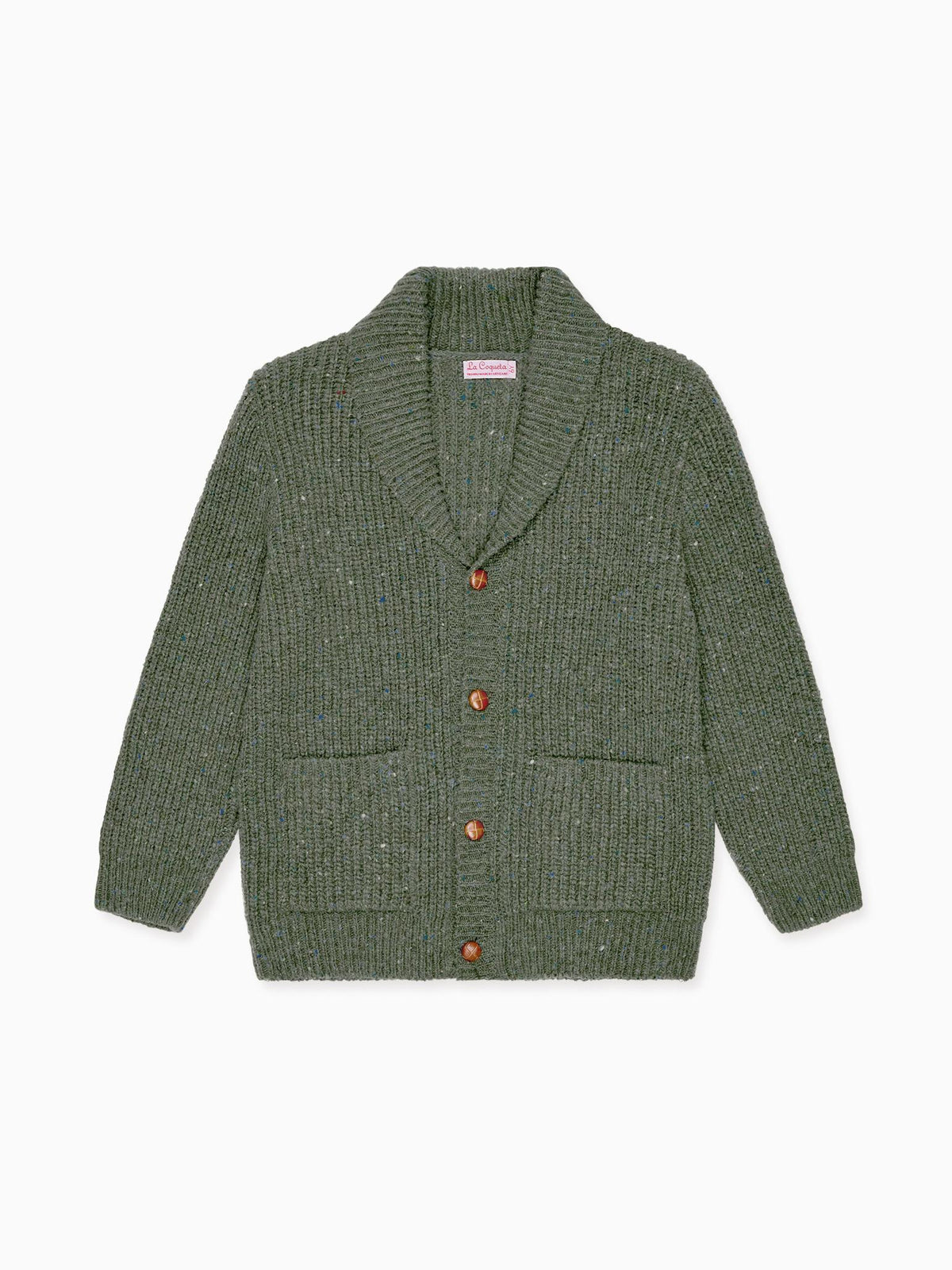Olive Axel Merino Boy Cardigan