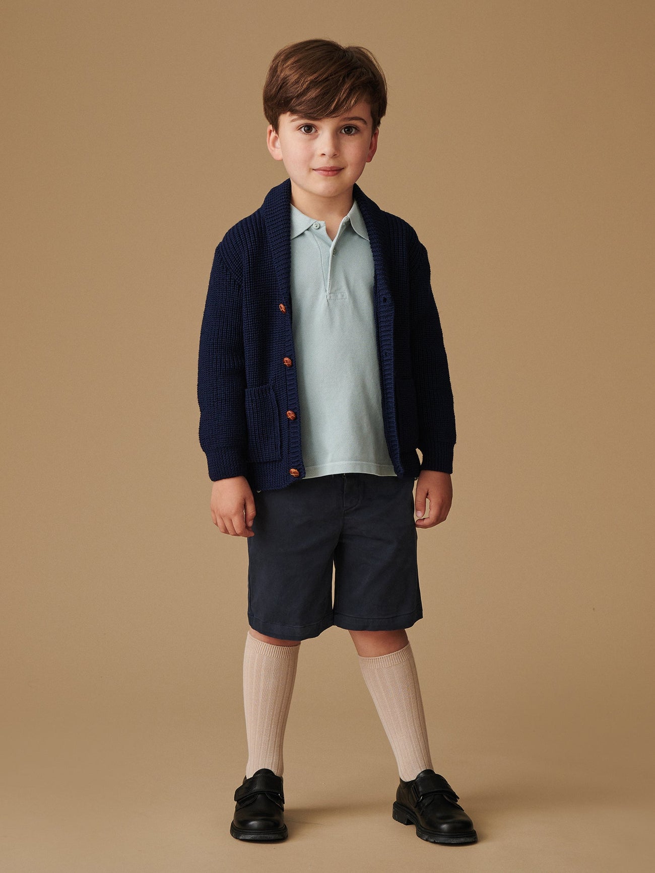 Navy Lucas Boy Shorts