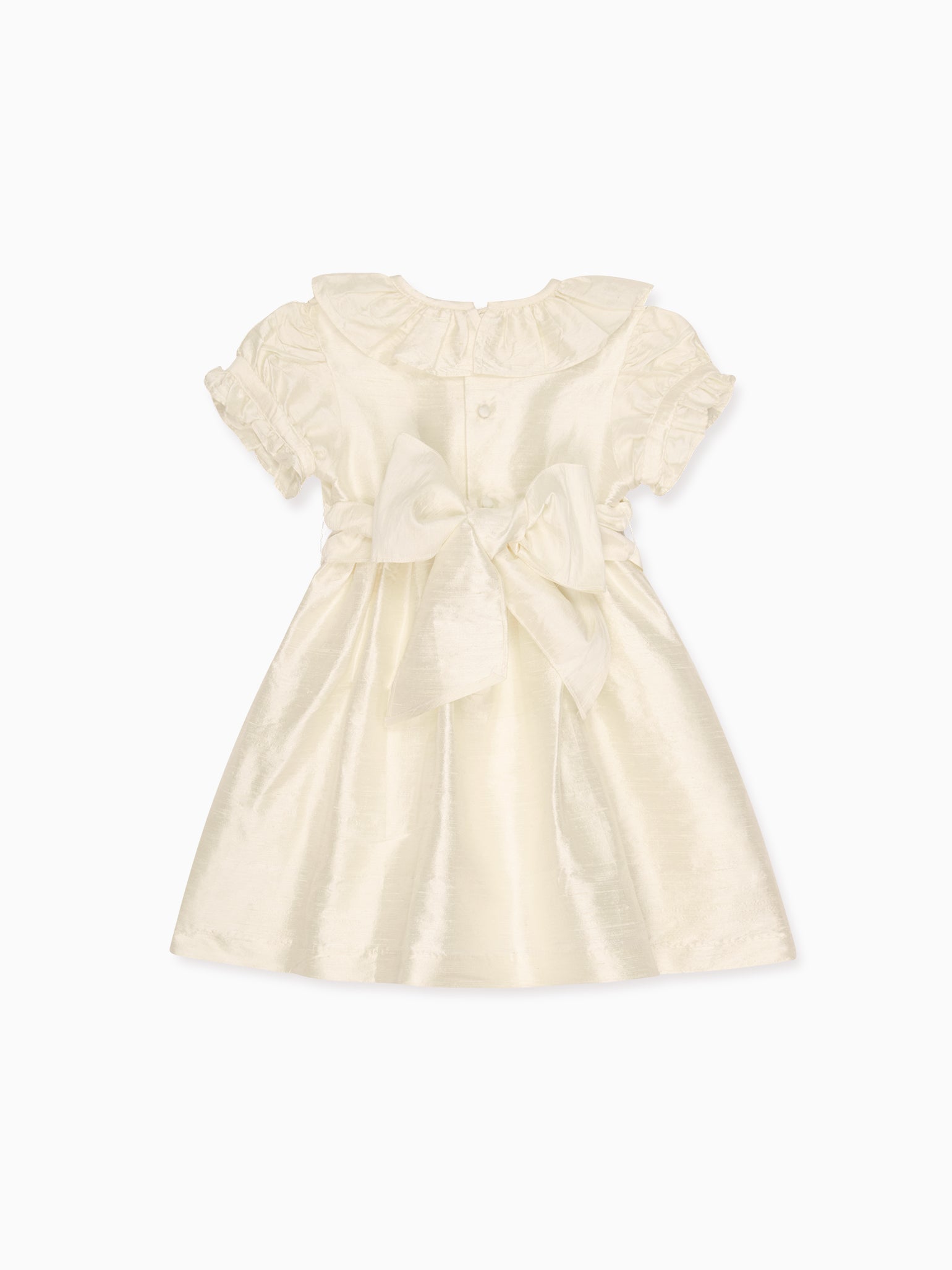 Ivory Azalea Ceremony Silk Girl Dress