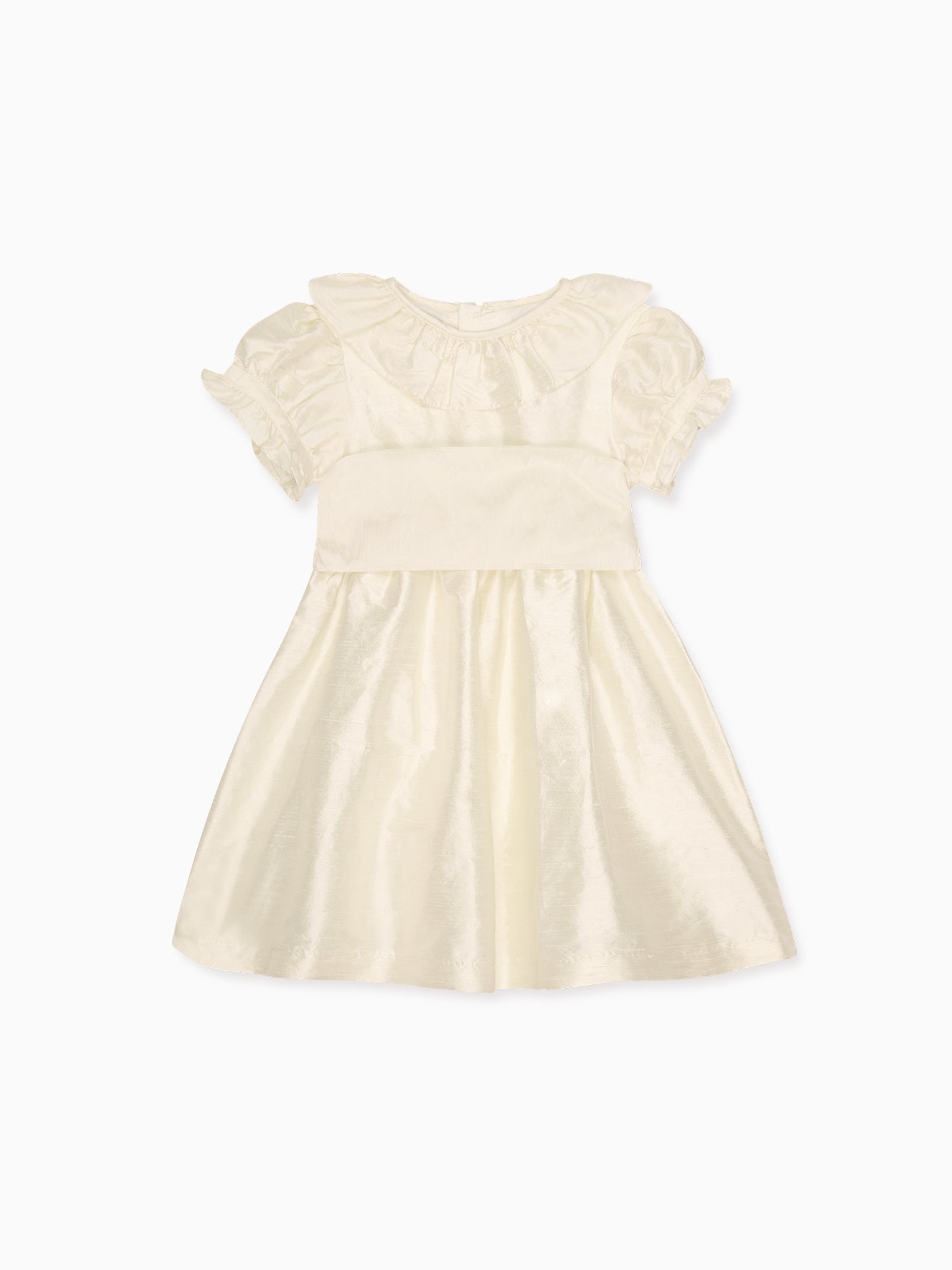 Ivory Azalea Ceremony Silk Girl Dress