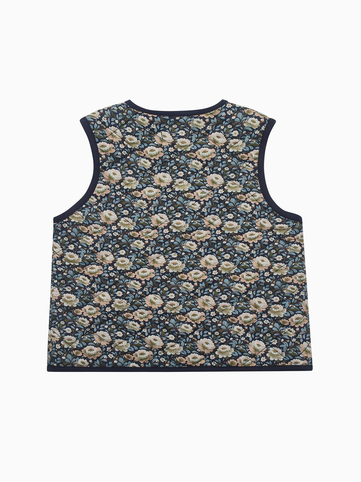 Navy Floral Azari Girl Gilet