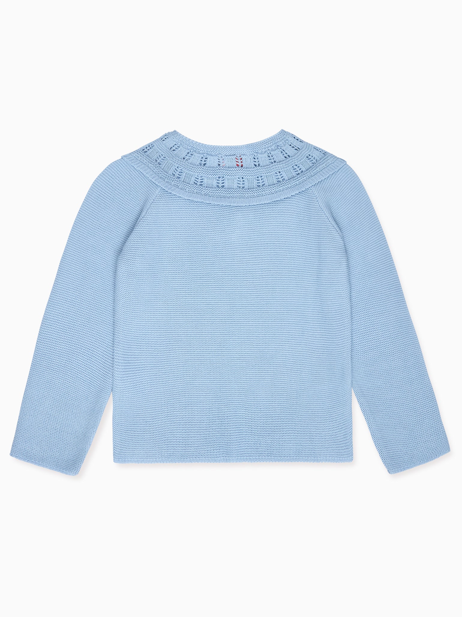 Dusty Blue Baena Cotton Girl Cardigan