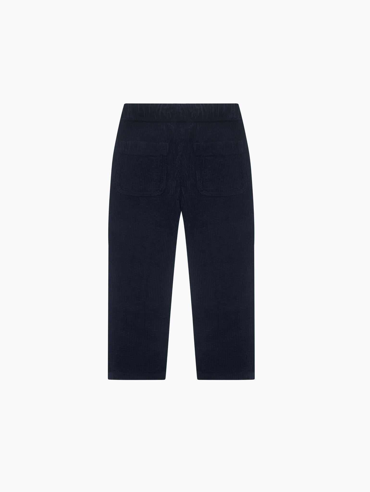 Navy Benito Corduroy Boy Trousers