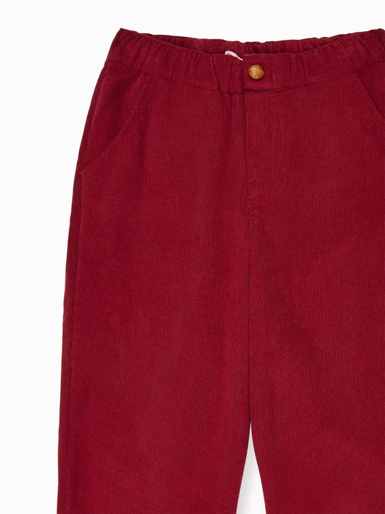 Burgundy Benito Corduroy Boy Trousers