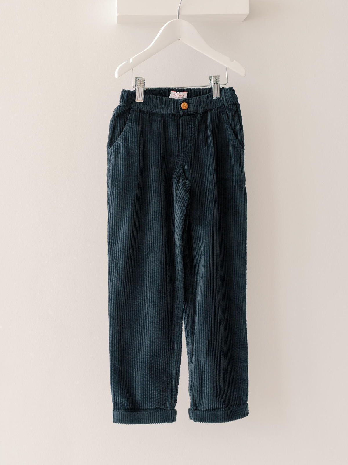 Navy Benito Corduroy Boy Trousers