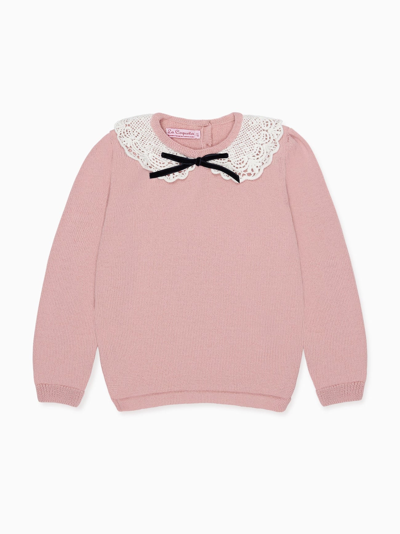 Dusty Pink Blanca Merino Girl Jumper