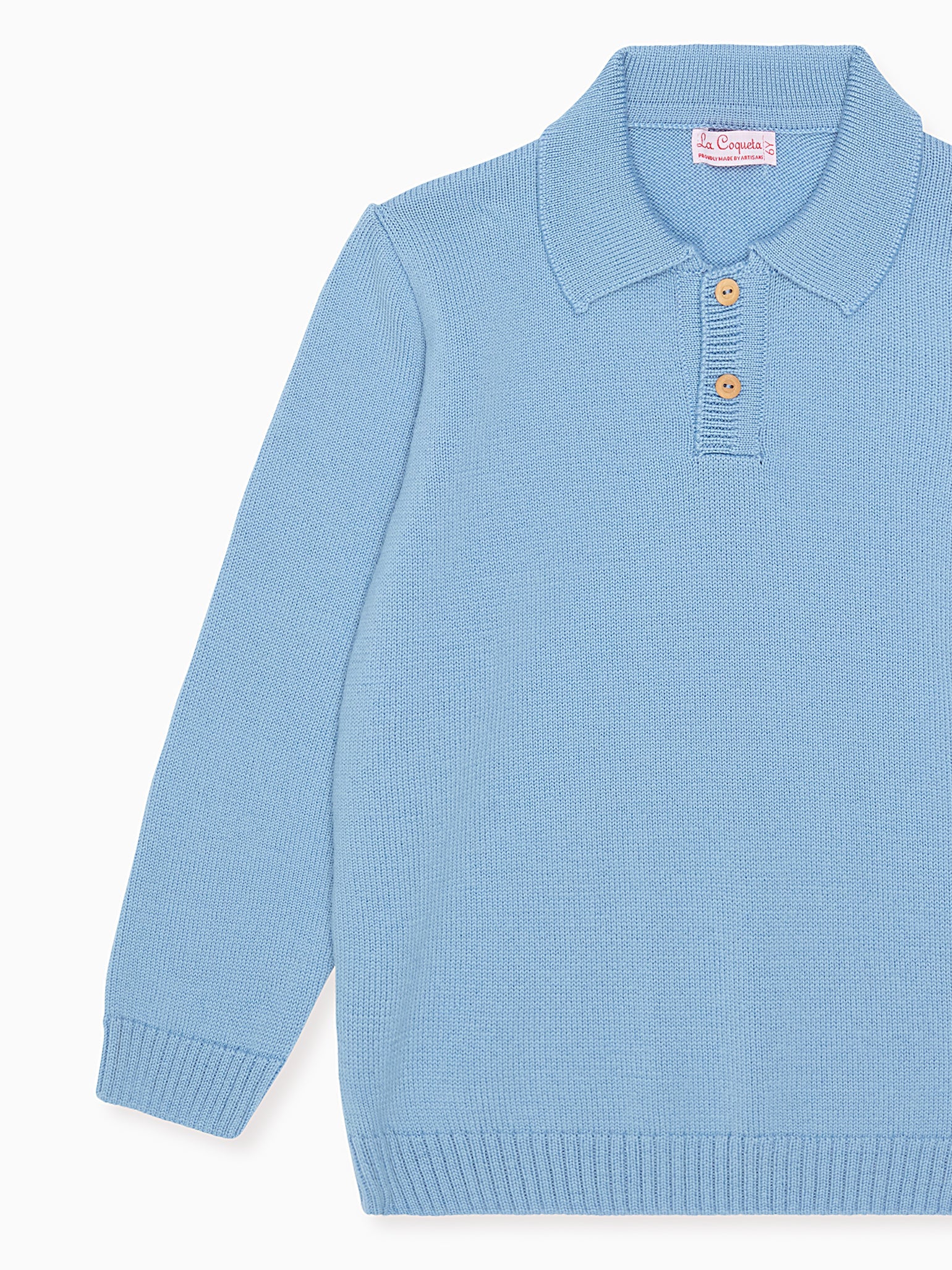 Dusty Blue Brio Merino Boy Jumper