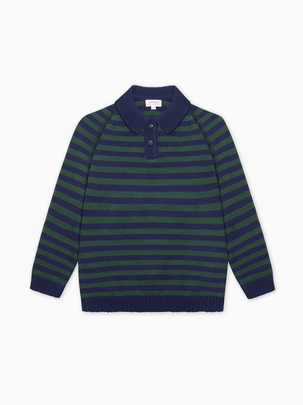 Navy Stripe Brio Merino Boy Jumper