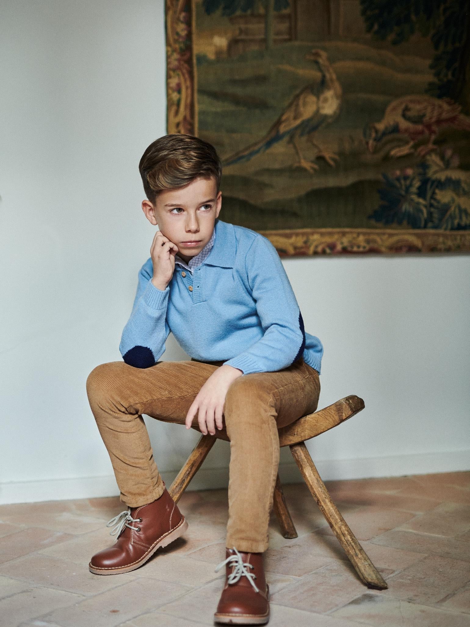 Camel Reinaldo Corduroy Boy Trousers