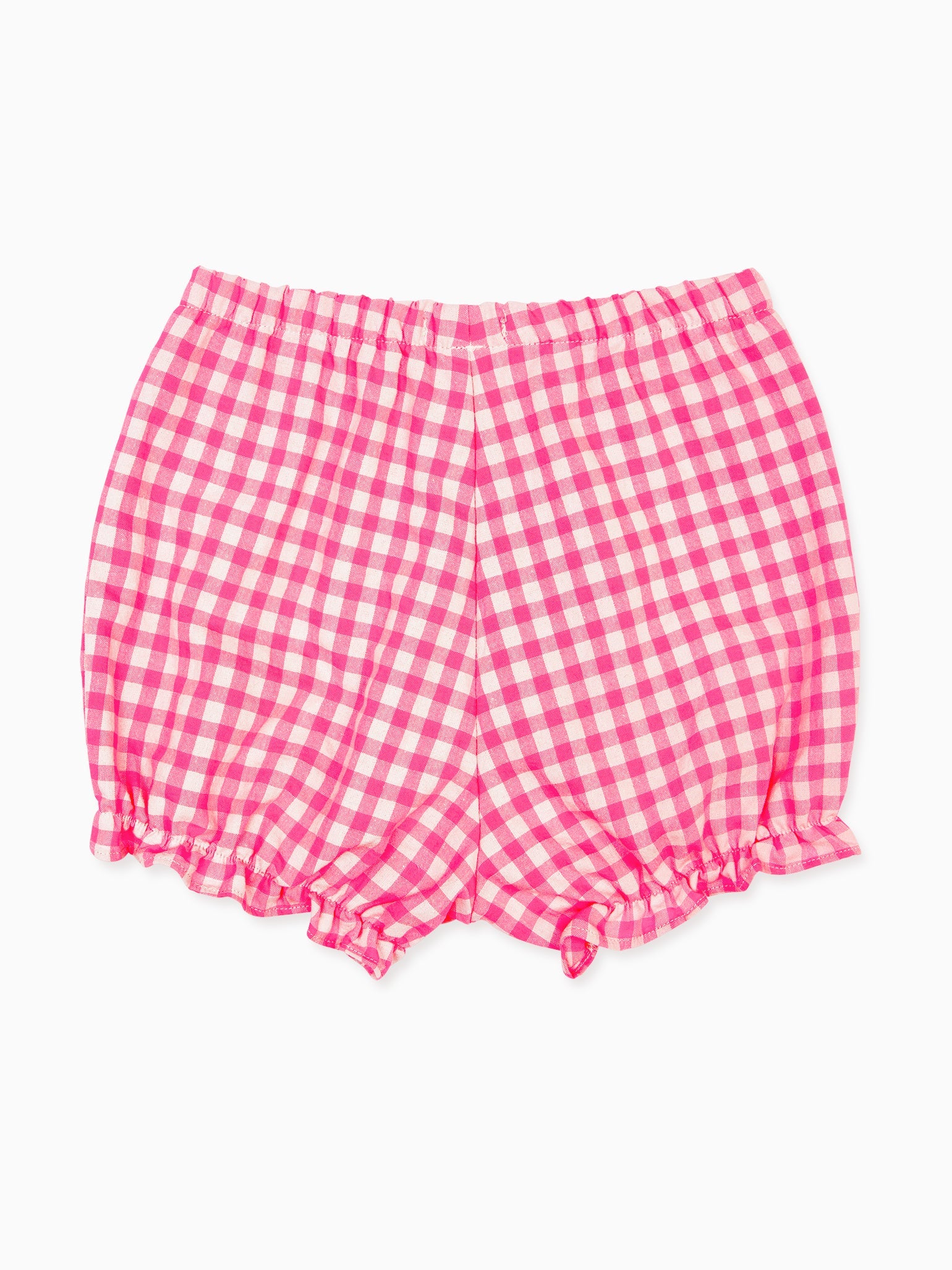 Pink Gingham Cala Cotton Baby Girl Bloomers
