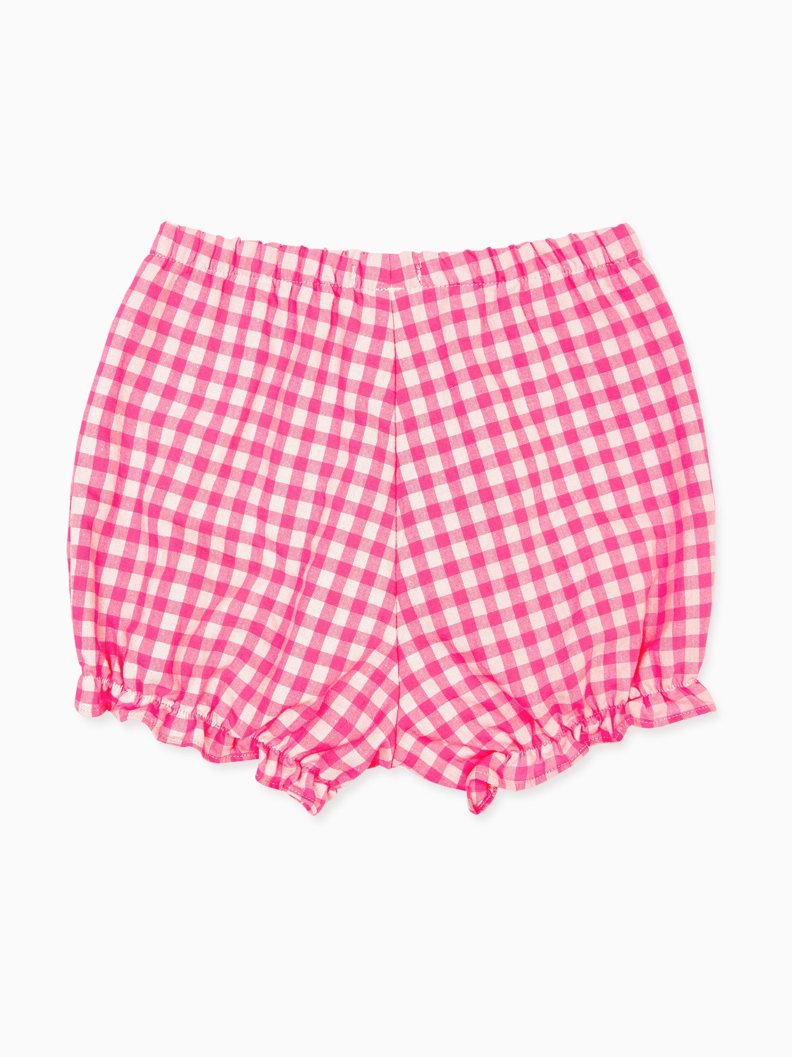 Pink Gingham Cala Cotton Baby Girl Bloomers