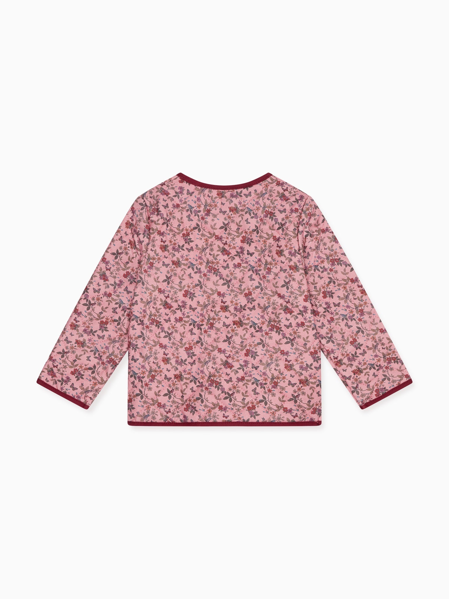 Dusty Pink Floral Calida Baby Girl Jacket