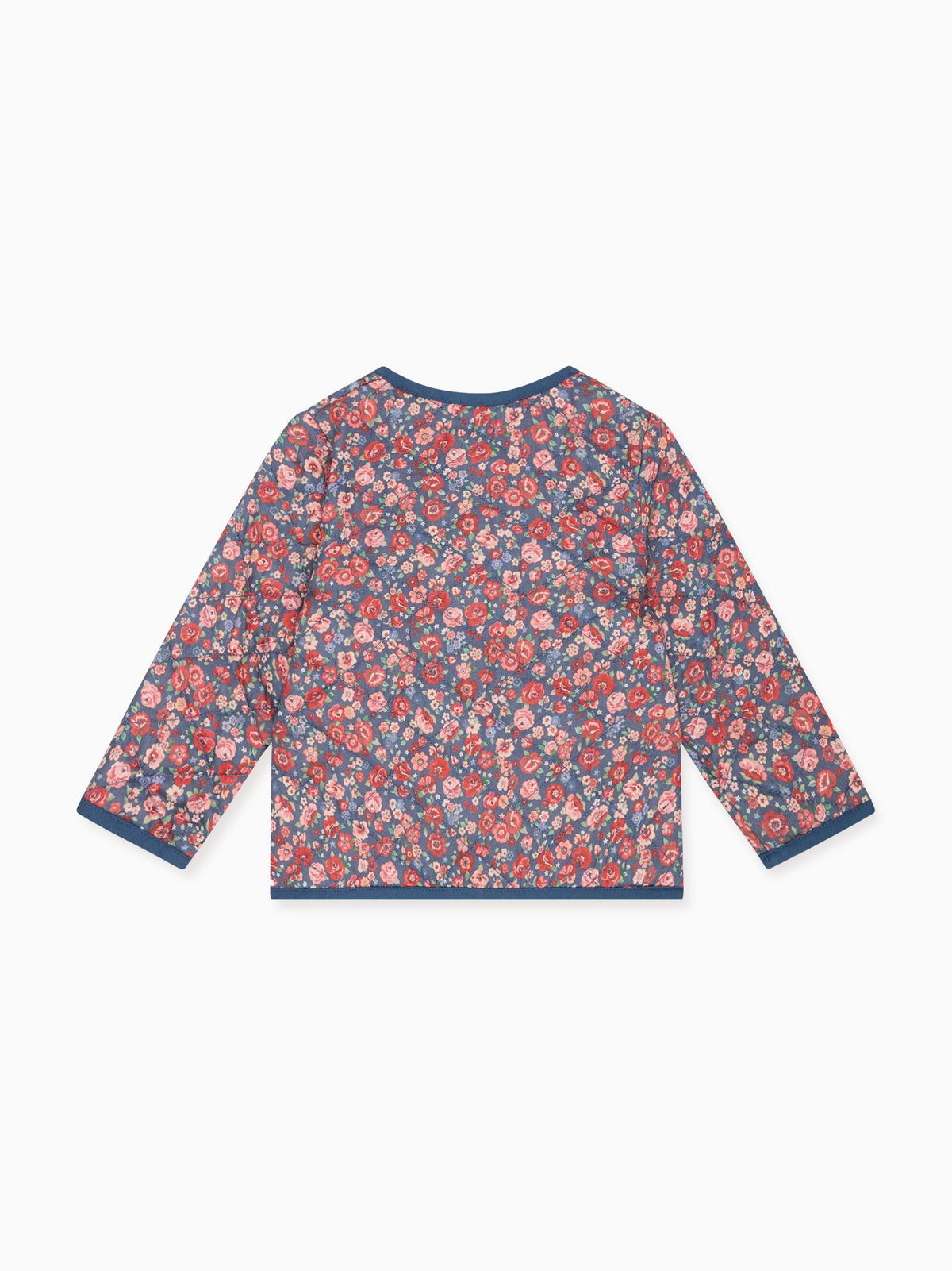 Navy Floral Calida Baby Girl Jacket