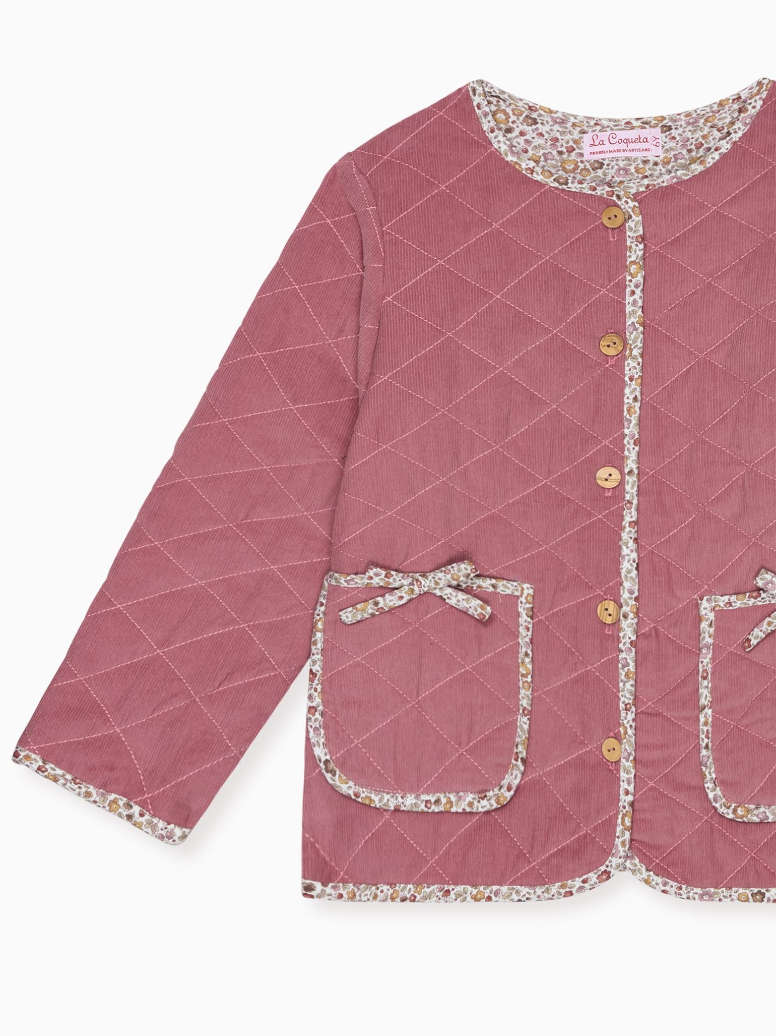 Dark Pink Calida Girl Jacket