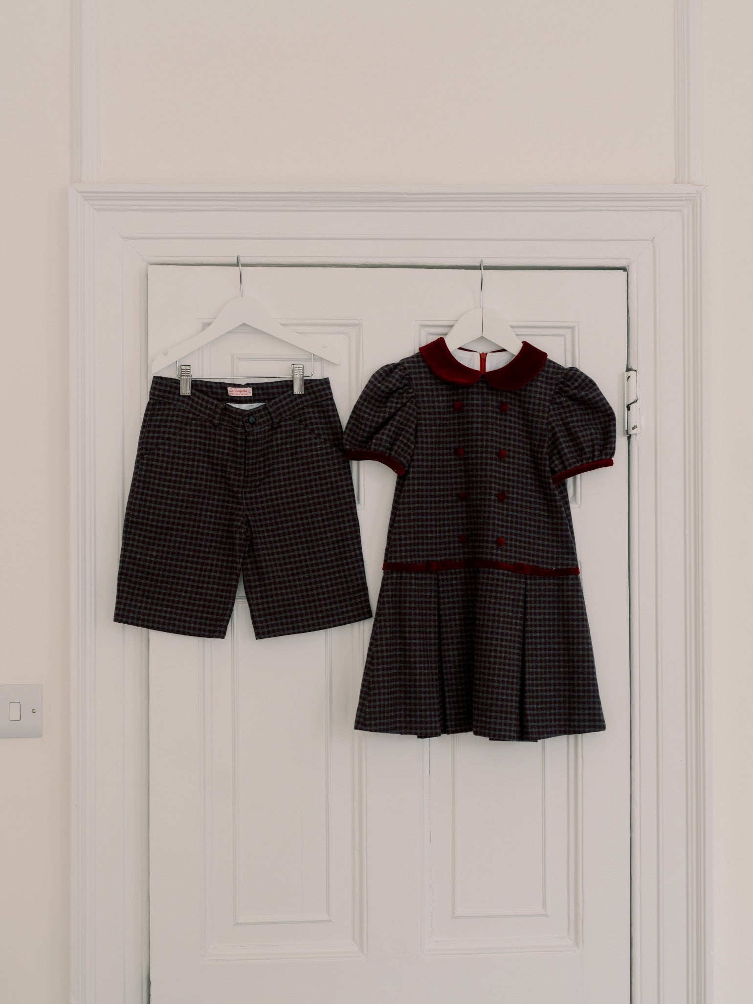 Camala Girl Dress, Lucas Boy Shorts & Nico Boy Shirt Outfit Bundle