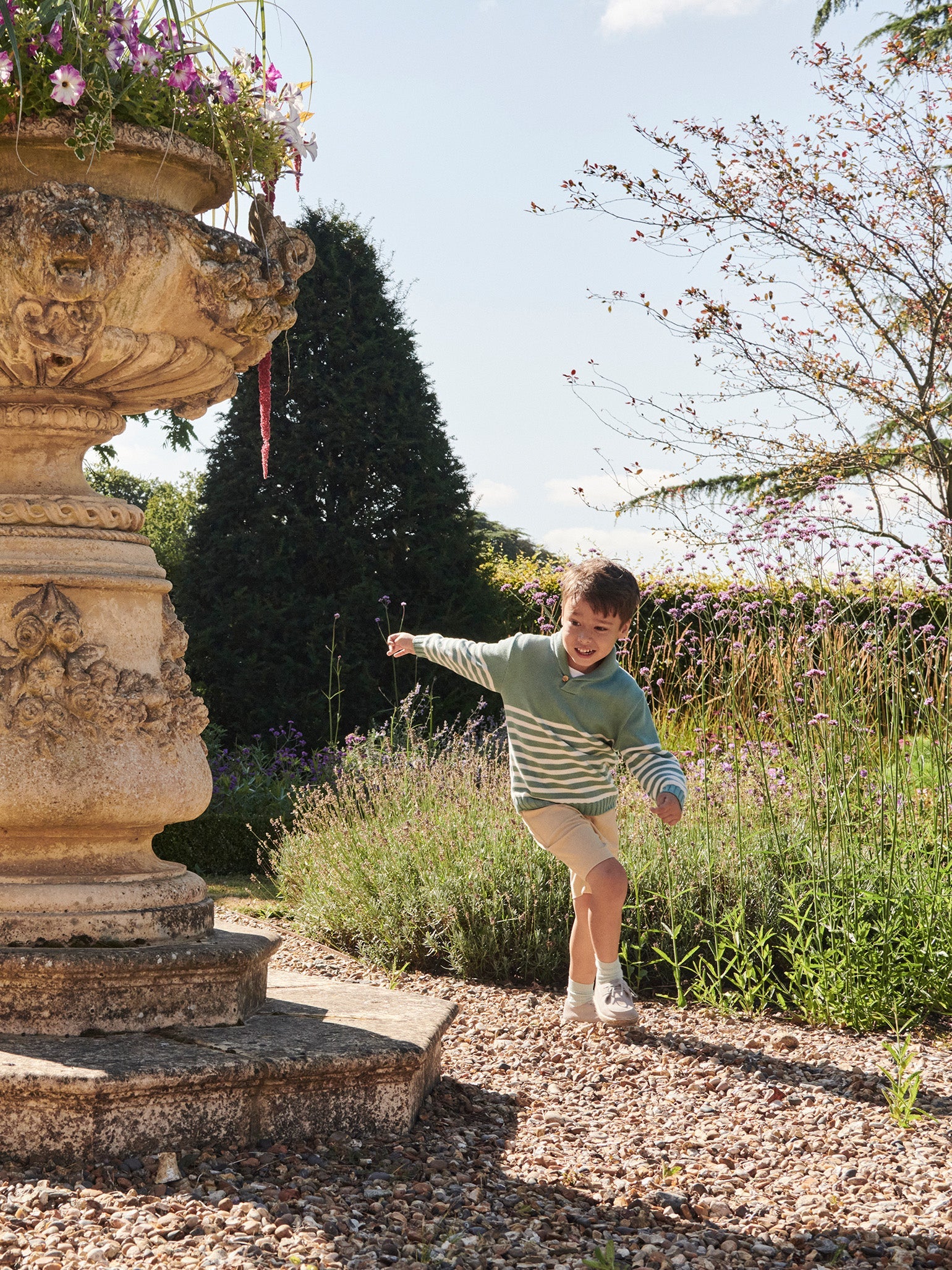 Beige Bocusi Boy Chino Shorts