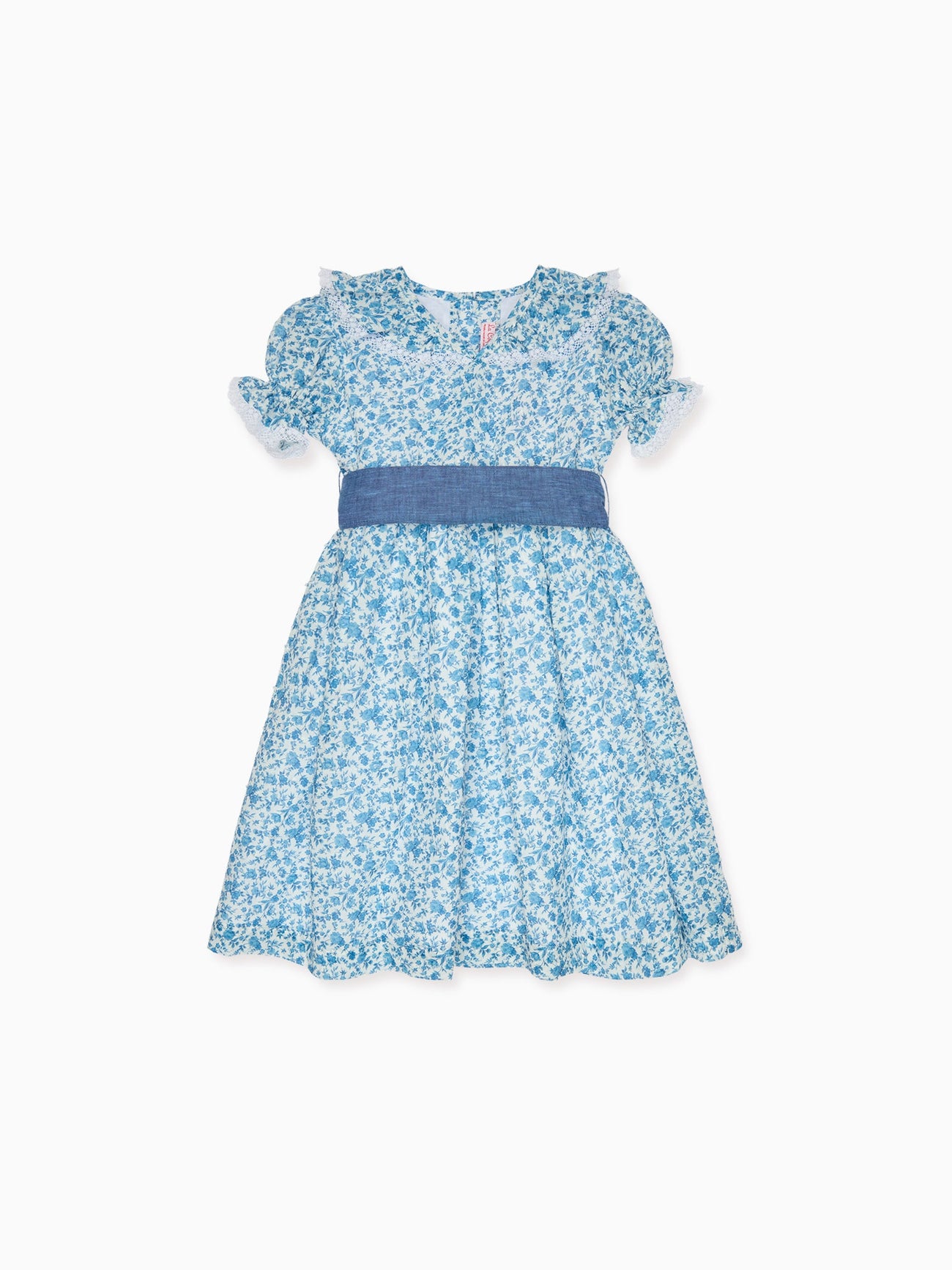 Blue Floral Catalina Girl Dress
