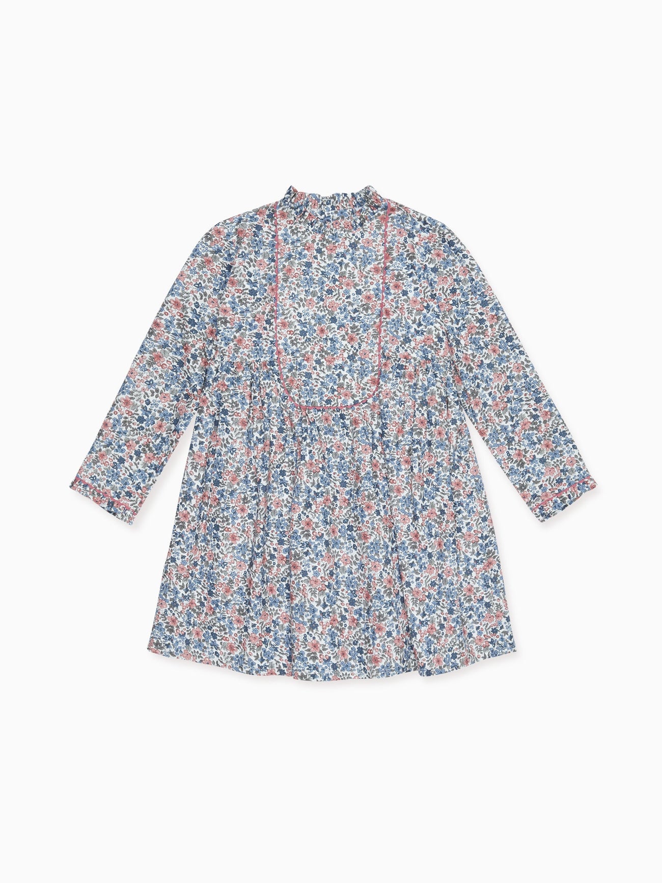 Blue Floral Cordelia Girl Dress