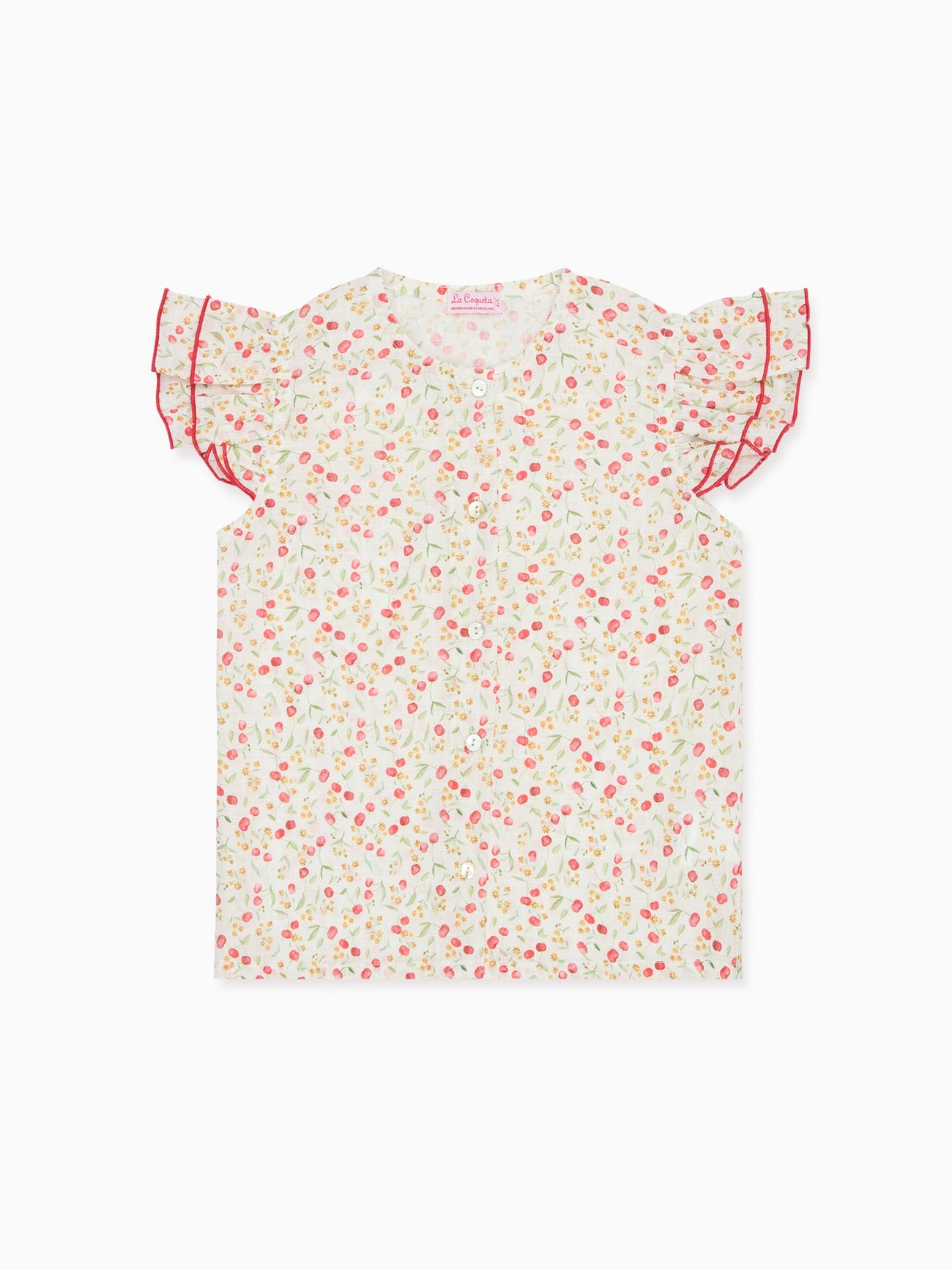 Cherry Floral Dayna Girl Shirt
