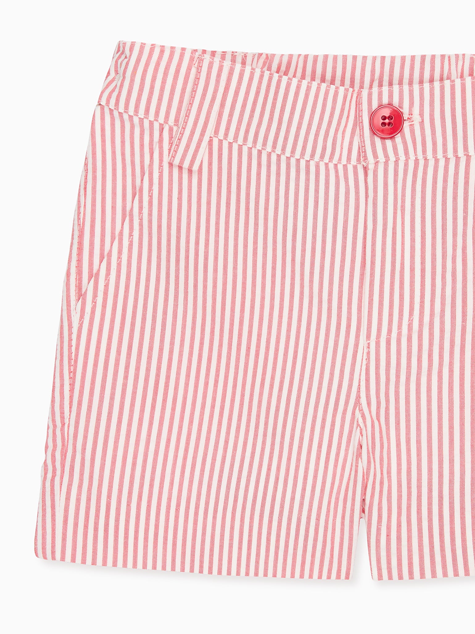 Red Stripe Donaldo Baby Shorts