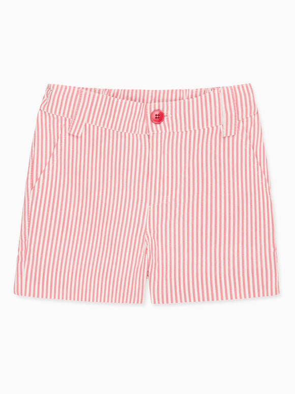 Red Stripe Donaldo Baby Shorts