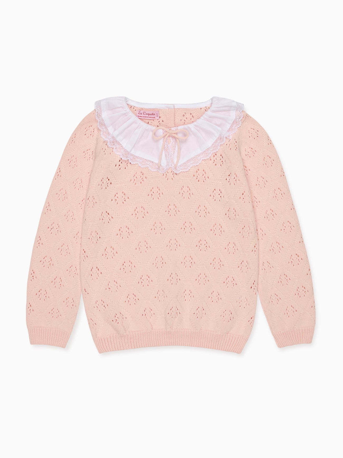 Light Pink Duena Cotton Girl Jumper
