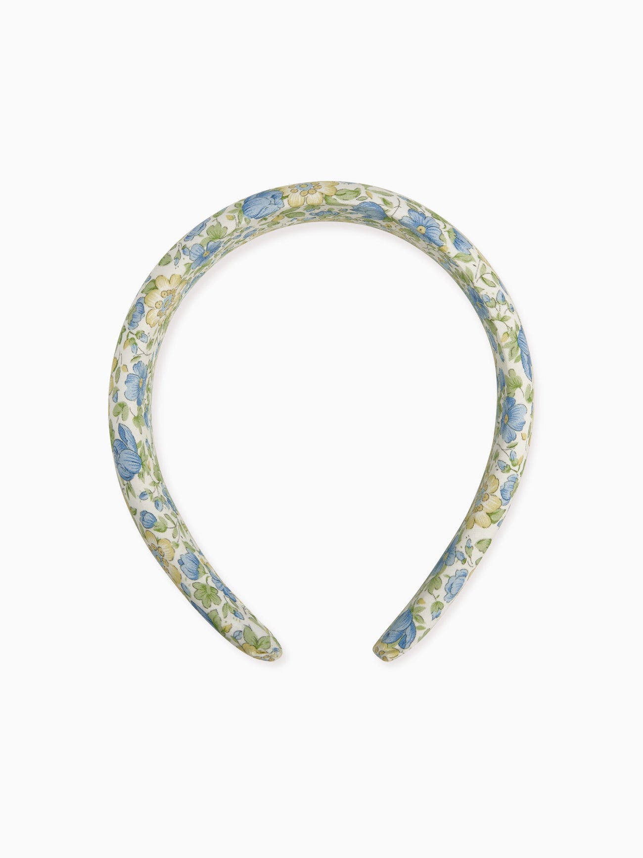Green Floral Girl Wide Headband