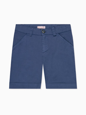 Navy Figaro Boy Chino Shorts