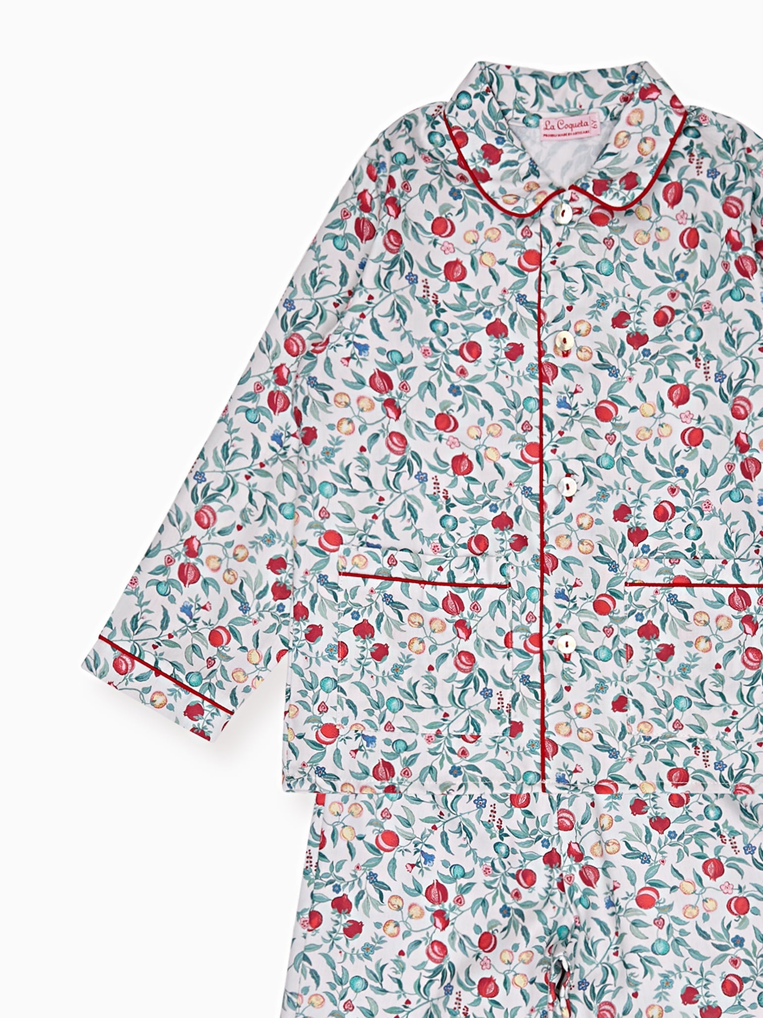 Light Grey Pomegranate Romero Kids Pyjamas